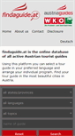 Mobile Screenshot of findaguide.at